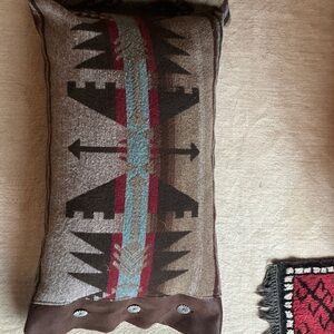 2 standard shams and bolster pillow